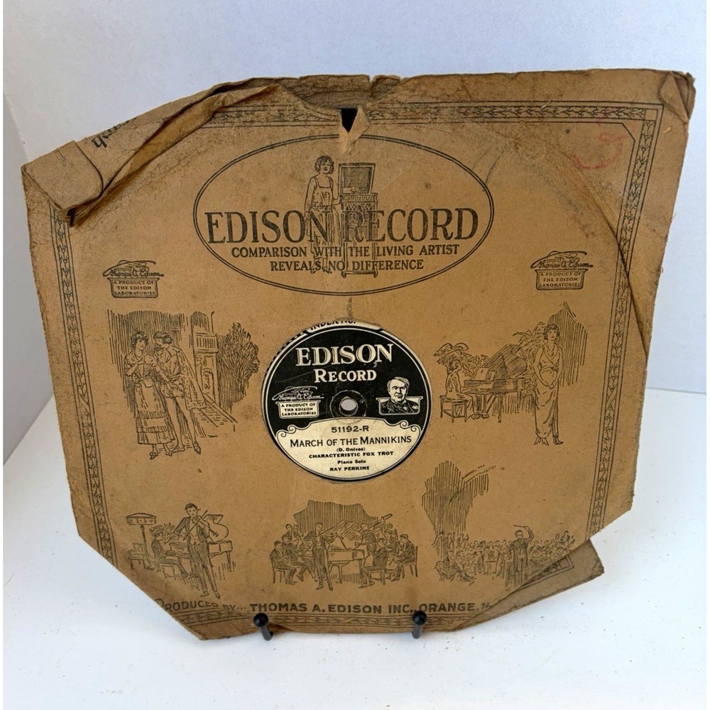 Edison Phonographs Disc Record 51192- March of the Mannikins / Wooden Soldiers